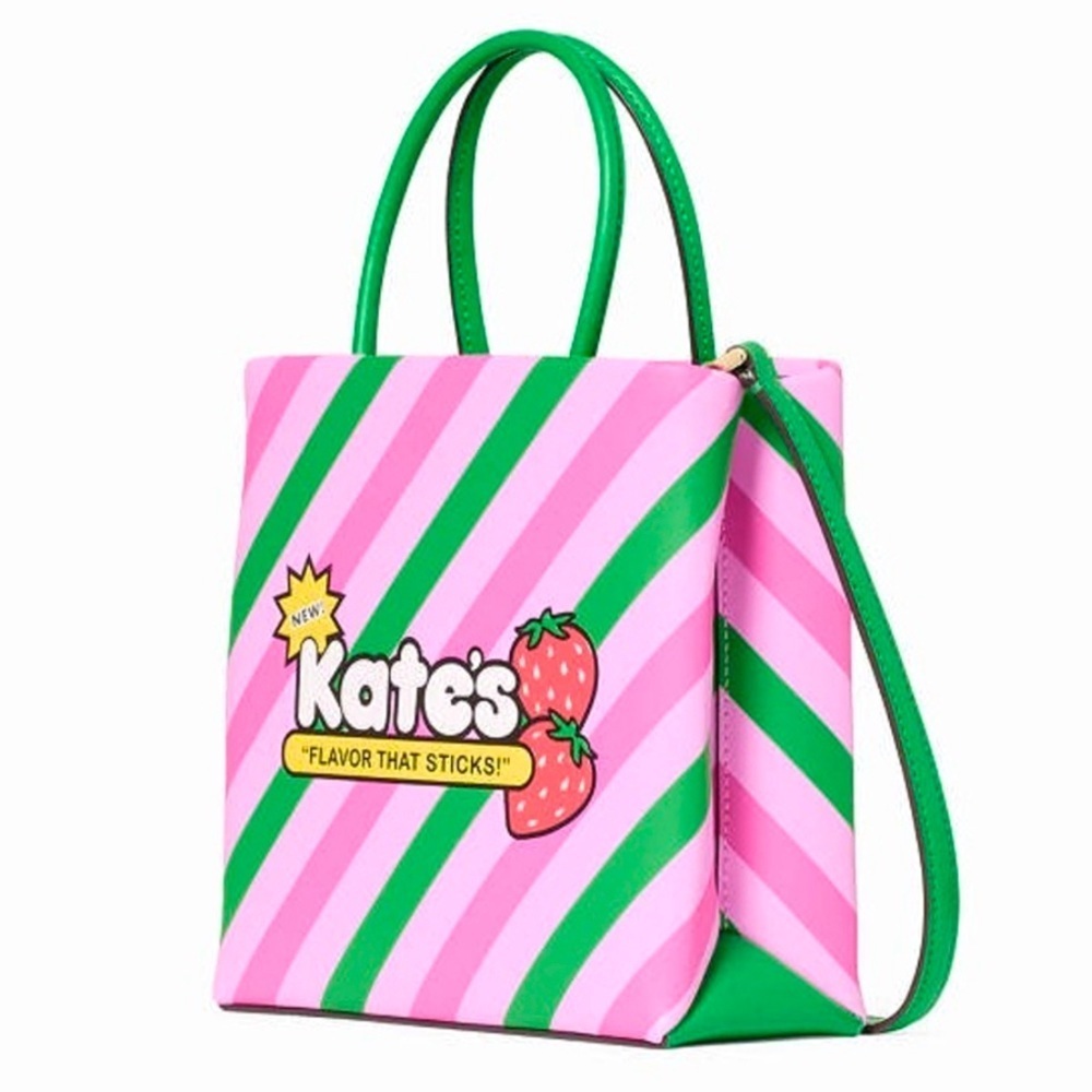 NWT Kate Spade Candy Treat Yourself Mini Tote KK171 Pink Multi Color - Picture 3 of 11